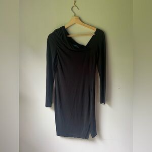 Alice + Olivia Elegant Black Jersey Dress
